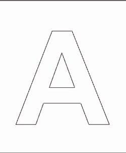 Alphabet Stencils