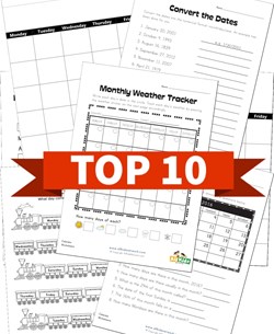 Top 10 2nd Grade Calendars Kids Activities