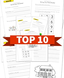 Top 10 About Me Kids Activities