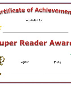 super reader award