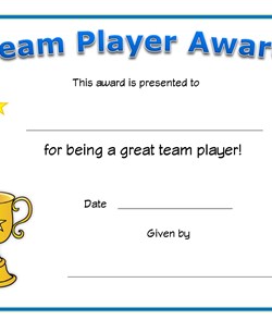 team player award