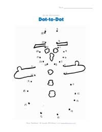Winter Dot to Dot Pages