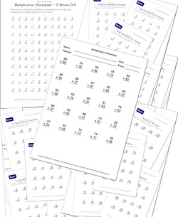 multiplication worksheets
