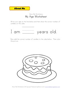 my age worksheet