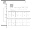 months worksheets